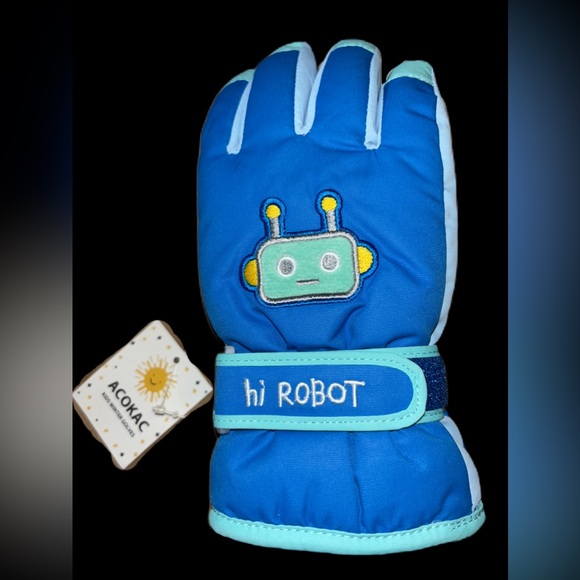 Acokac Kids Winter Gloves New Size L - Picture 2 of 7